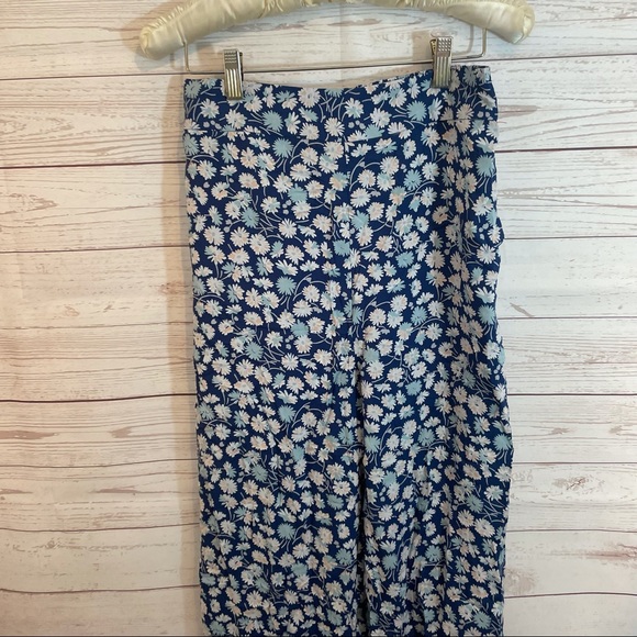 NWT Madewell Houston Floral wide leg crop pant - Picture 2 of 6